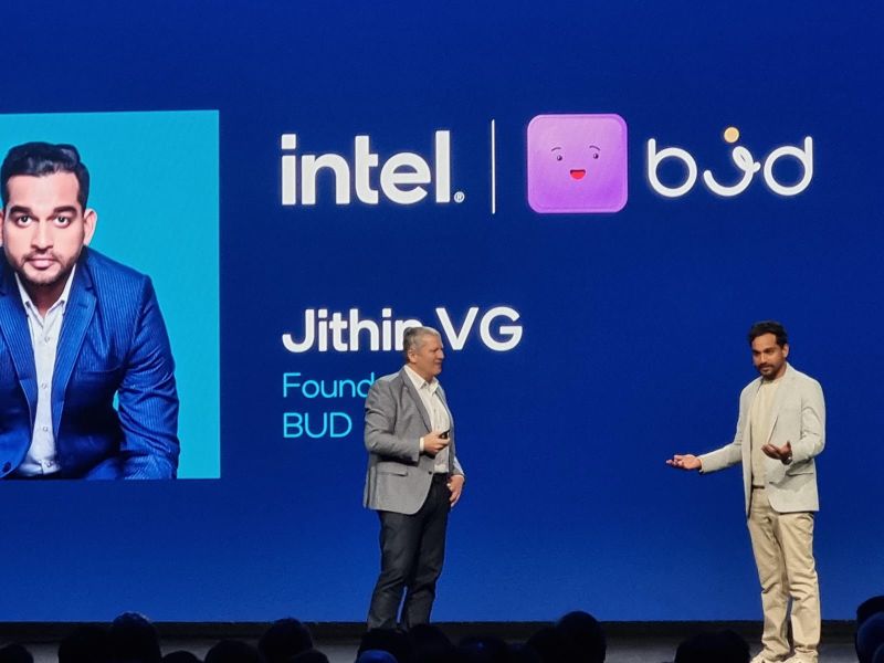 The Bud Ecosystem and Intel teams at the partnership announcement